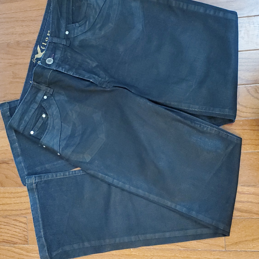 Beija-Flor Jeans Brazil Straight Coated made in Brazil Jeans sz. 8